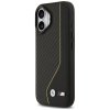 Etui BMW M Carbon Line & Logo MagSafe do iPhone 17 żółty
